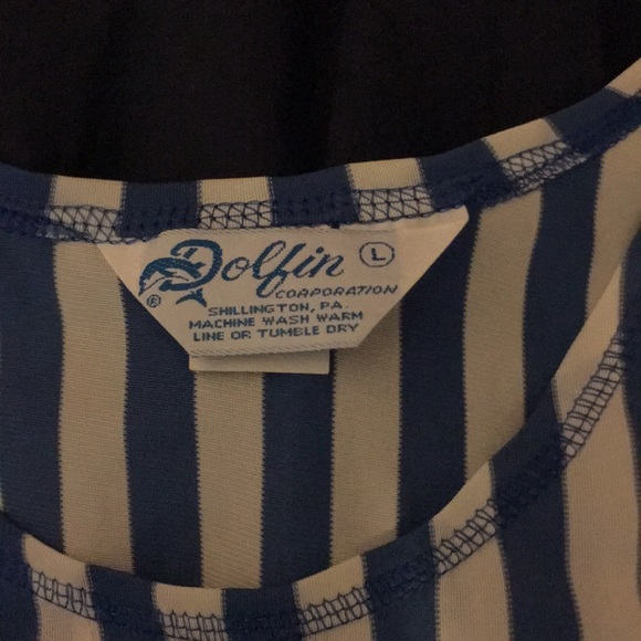 VINTAGE 1980’s Dolfin silky and mesh tank top - Picture 6 of 7